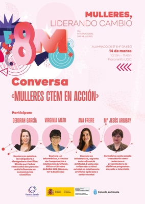 cartel conversas mulleres ctem en accion
